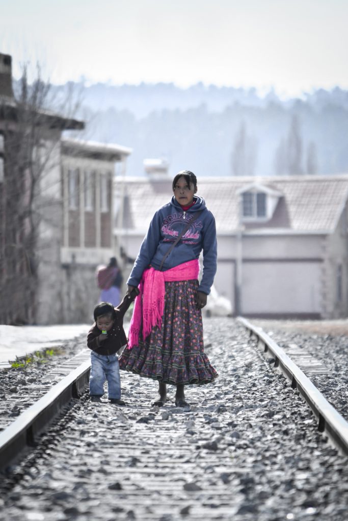 mother with toddler